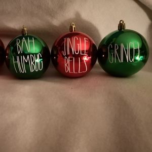 3 Custom Rae Dunn inspired ornaments